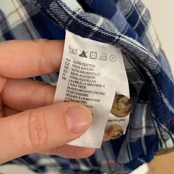 H&M coton plaid shirt - Picture 5 of 5
